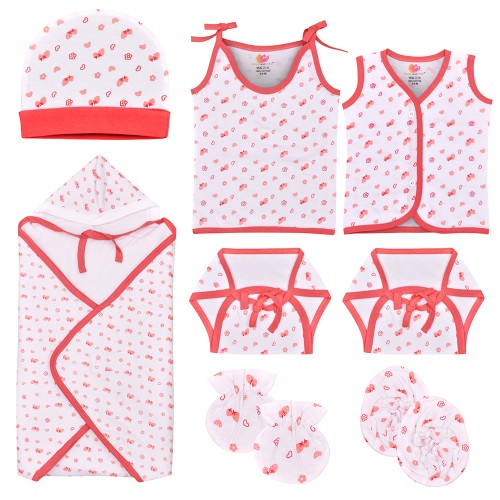 Orange and Orchid Baby Combo Pack - Red