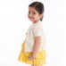 Yellow Girls A Line Frock